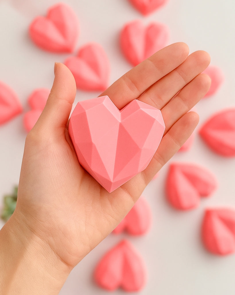 Heart pinata soap bar( set of 2)