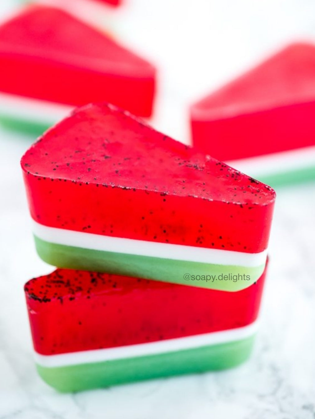 Watermelon soap bar (set of 2)