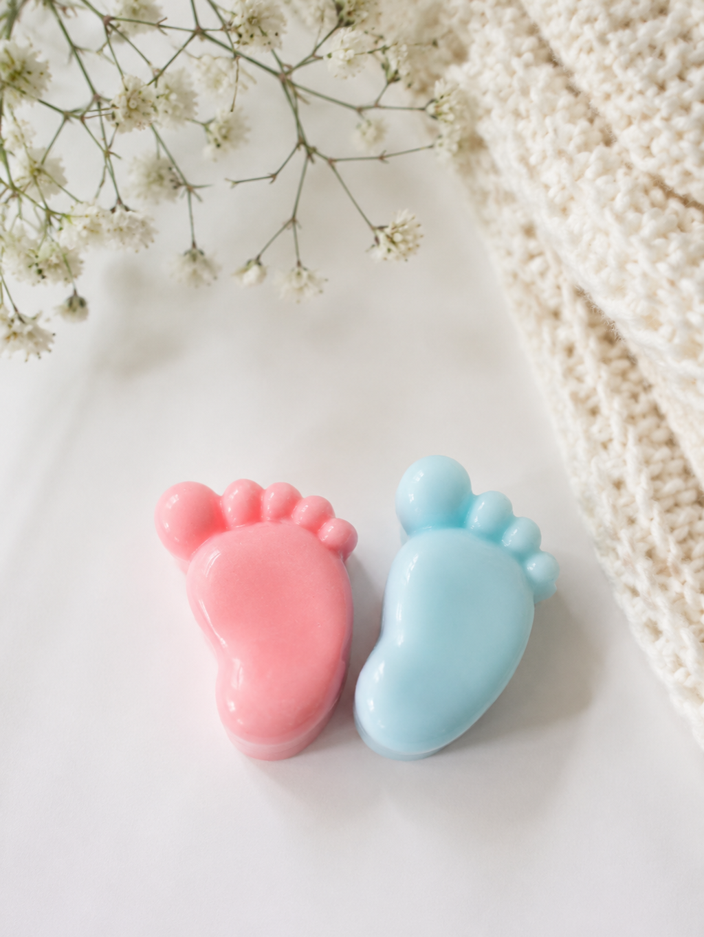 Baby feet soap bar(set of 2)