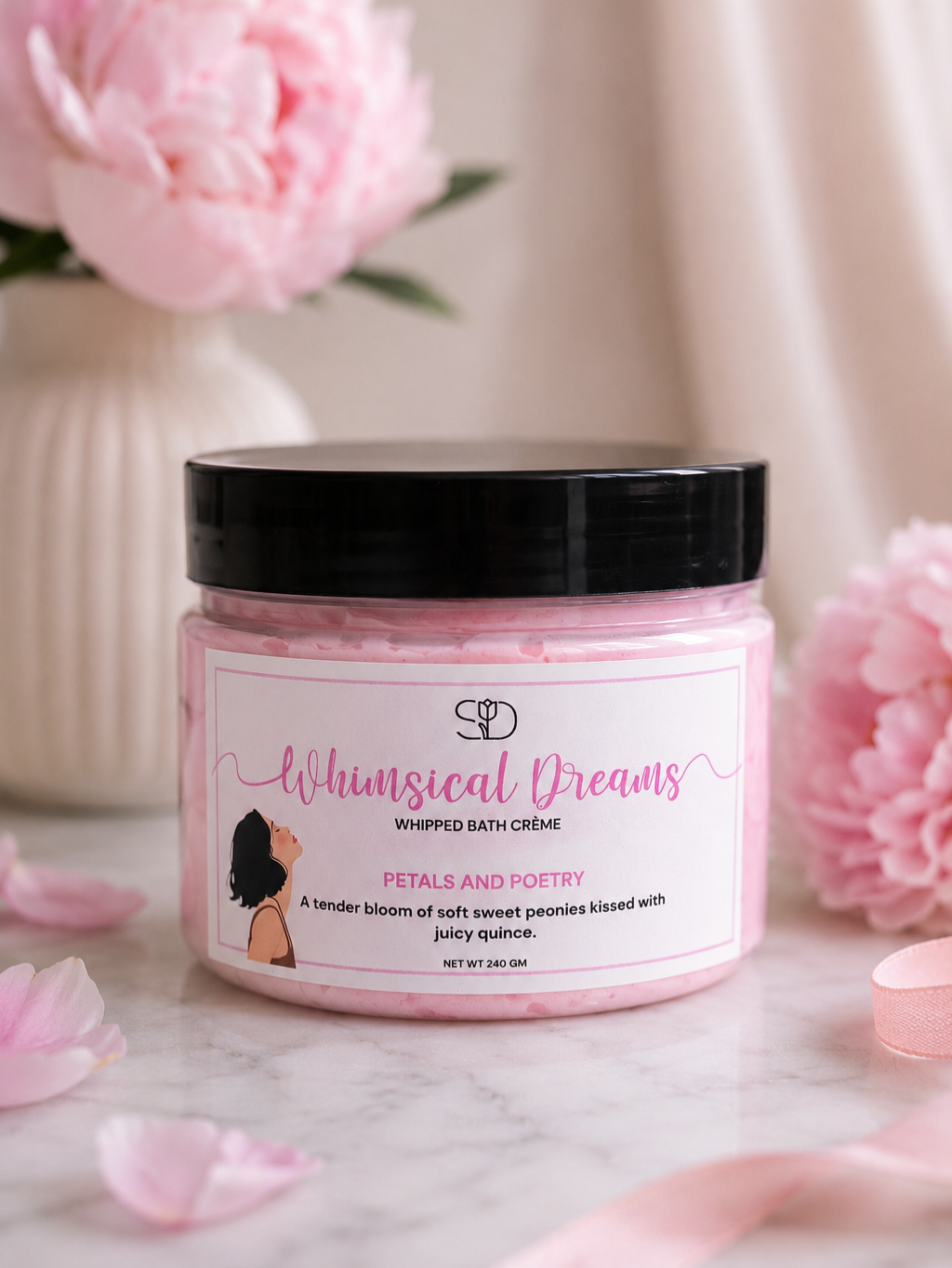 Bath crème soap WHIMSICAL DREAMS Petals and poetry