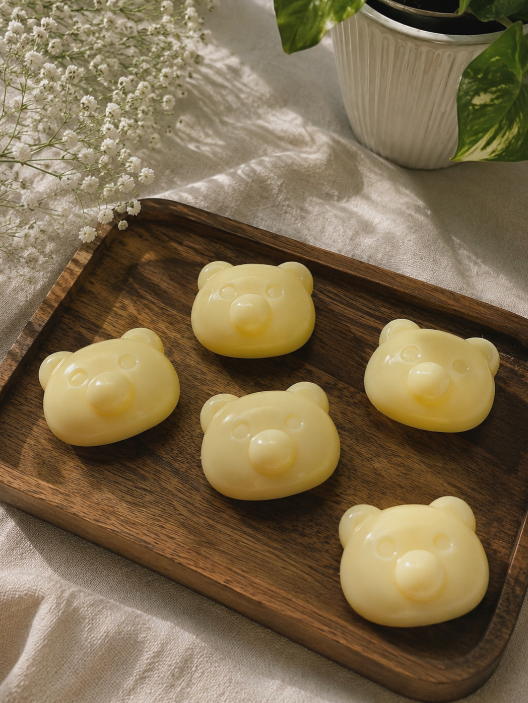 Teddy face soap