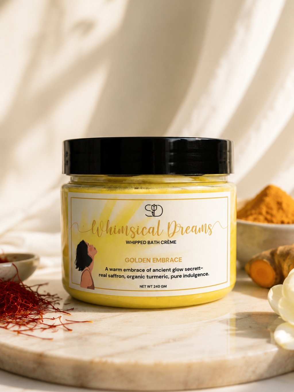Bath crēme soap WHIMSICAL DREAMS Golden embrace