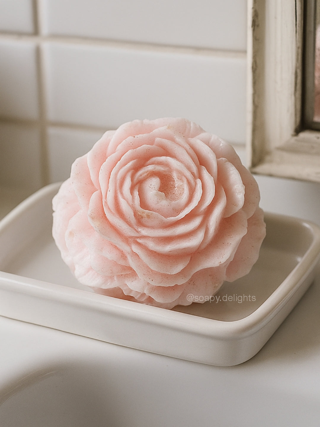 Peony blossom soap (set of 2)
