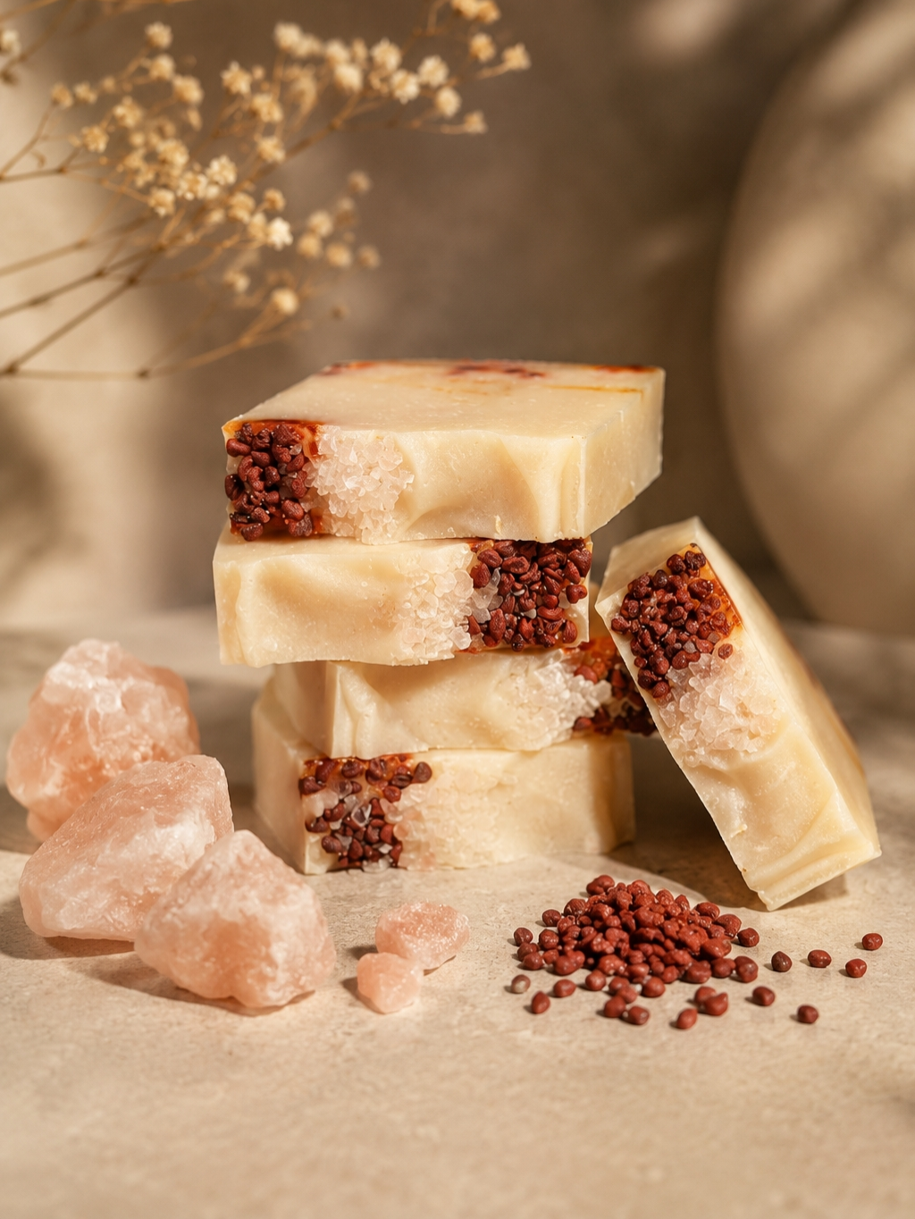 Amber quartz luxury bar