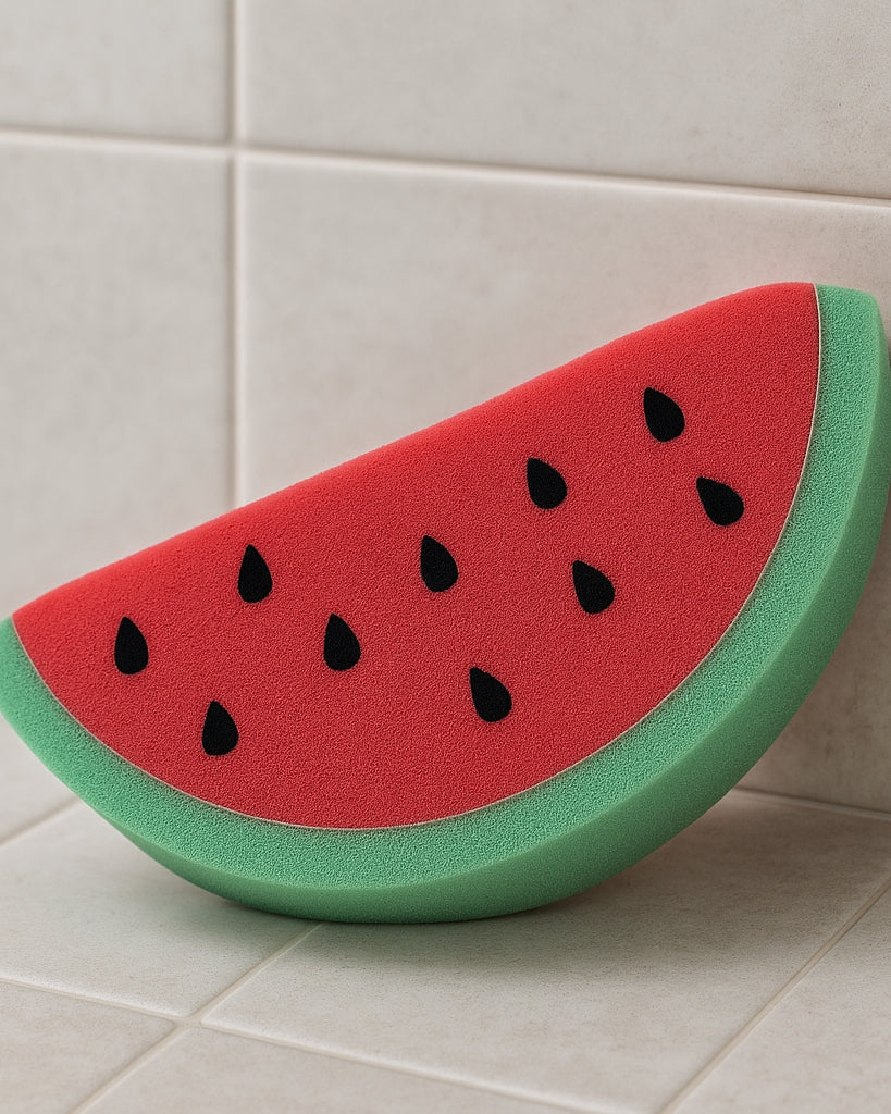 Watermelon bath sponge