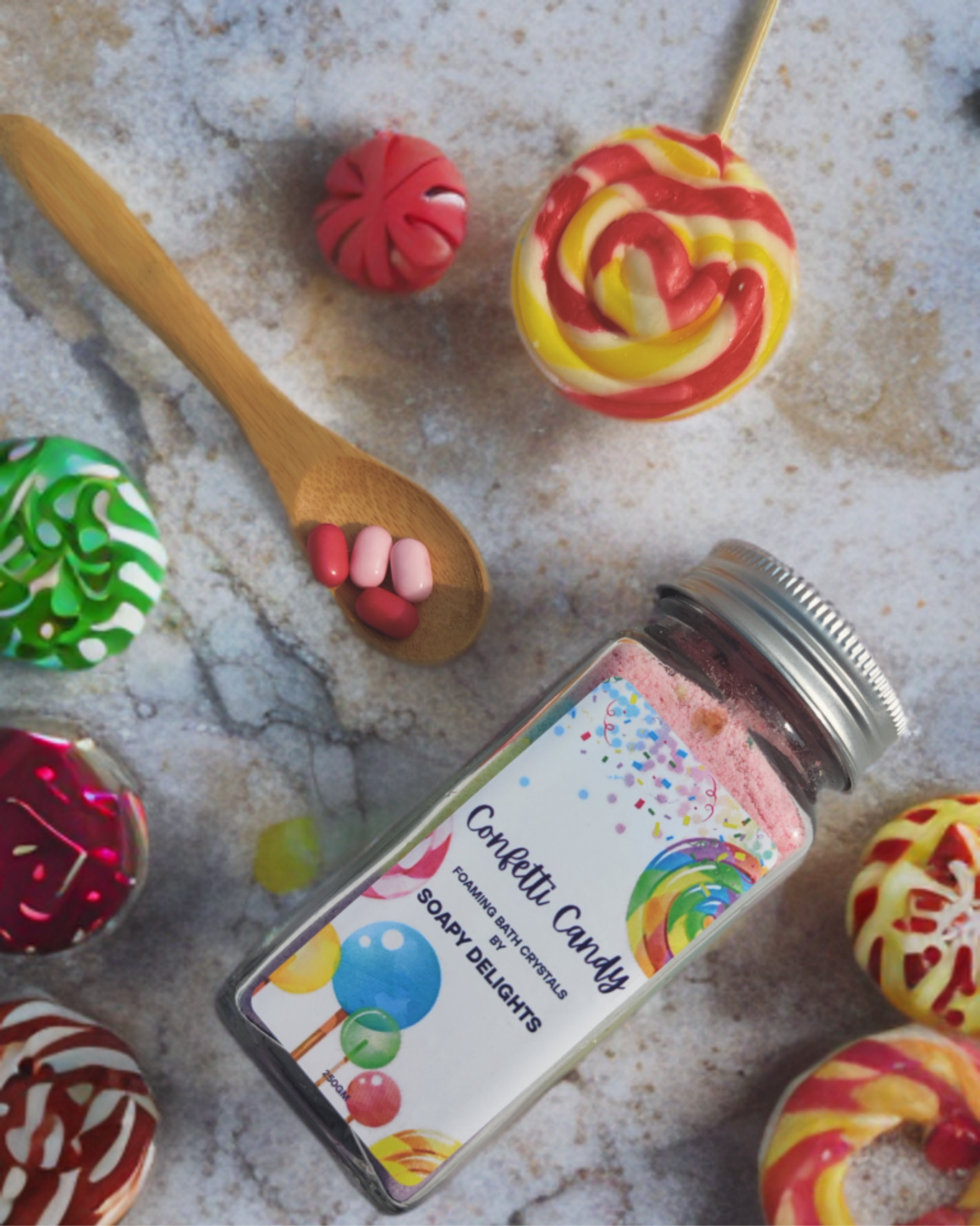 CONFETTI CANDY foaming bath salt