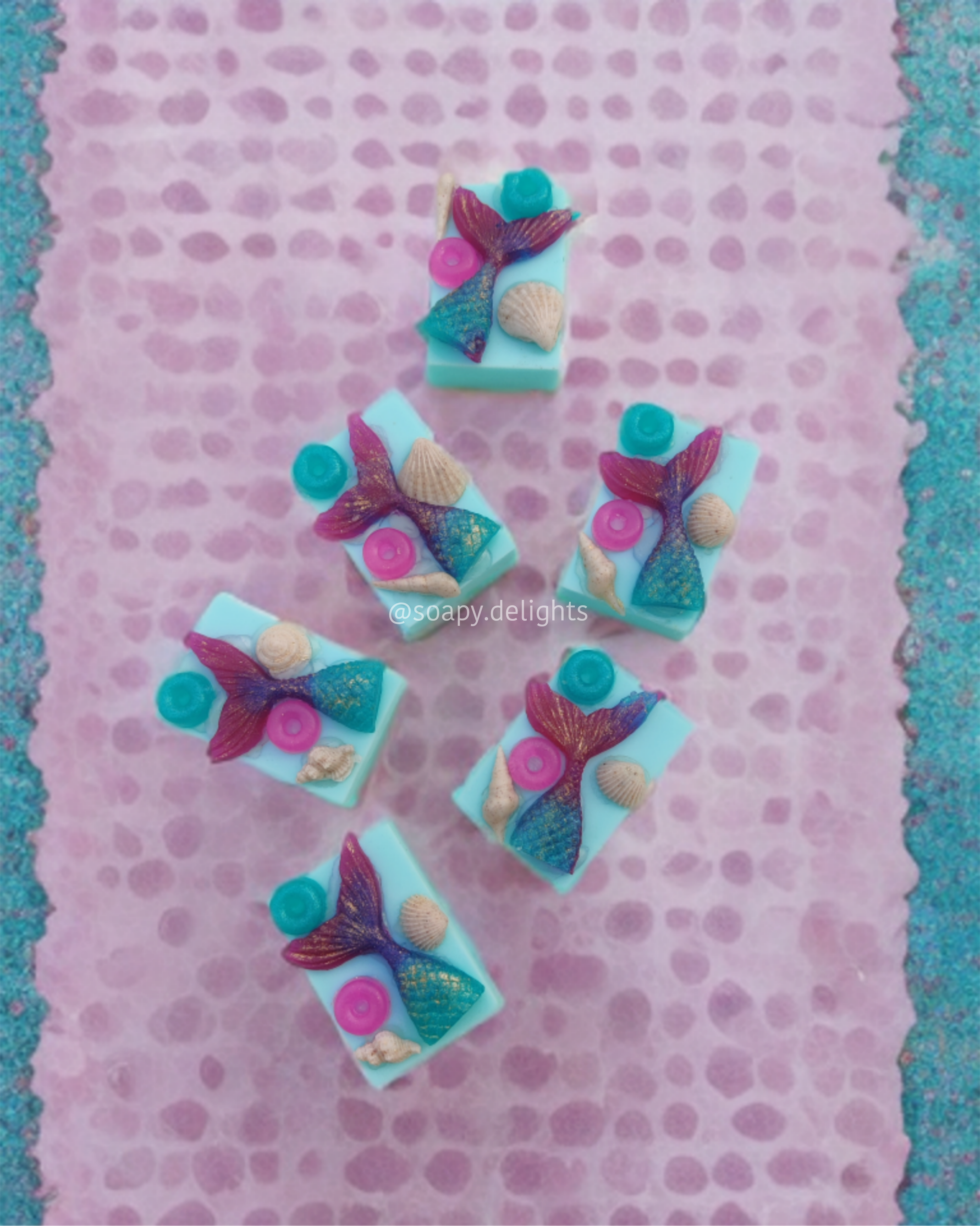 Mermaid soap bar( set of 2)