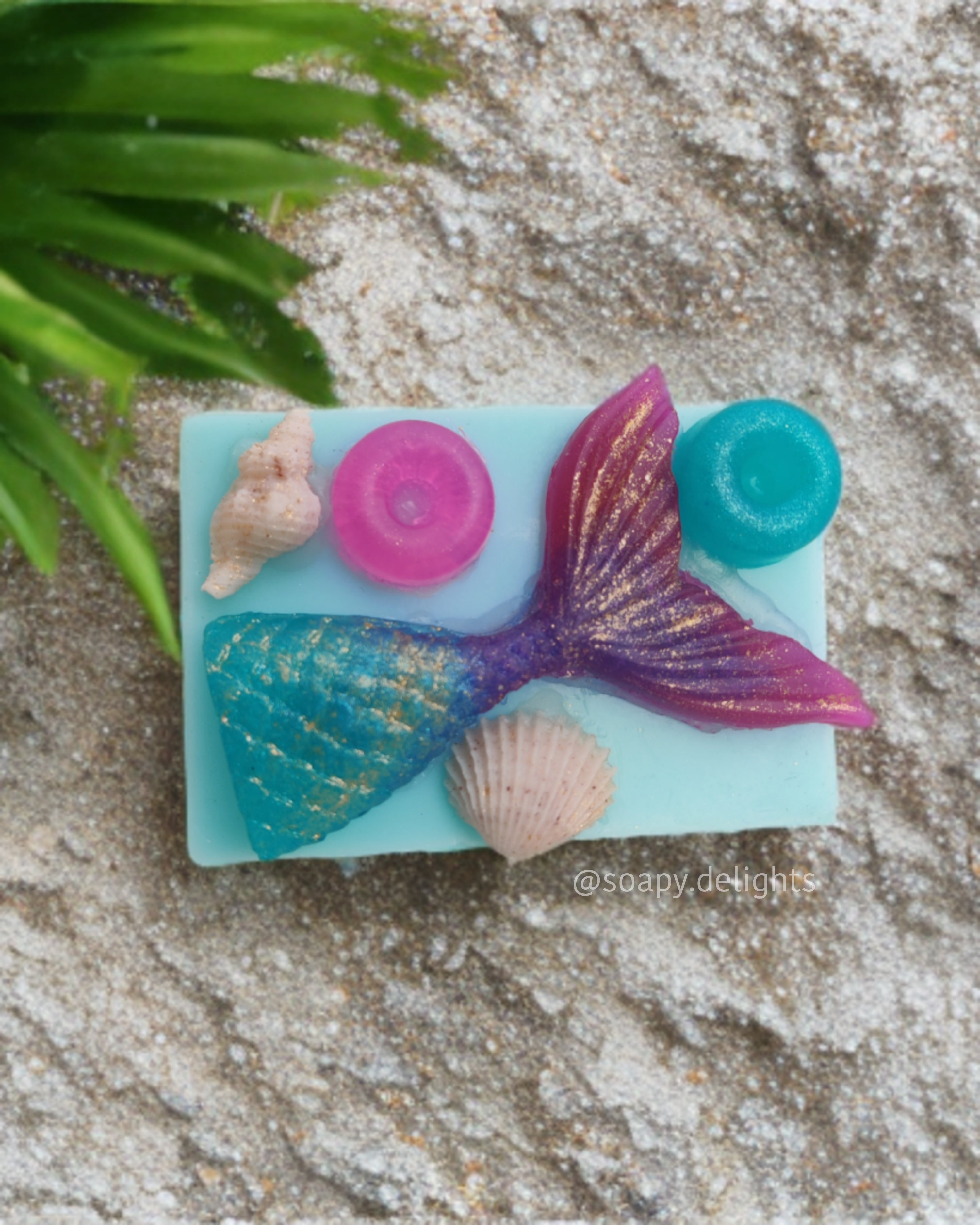 Mermaid soap bar( set of 2)