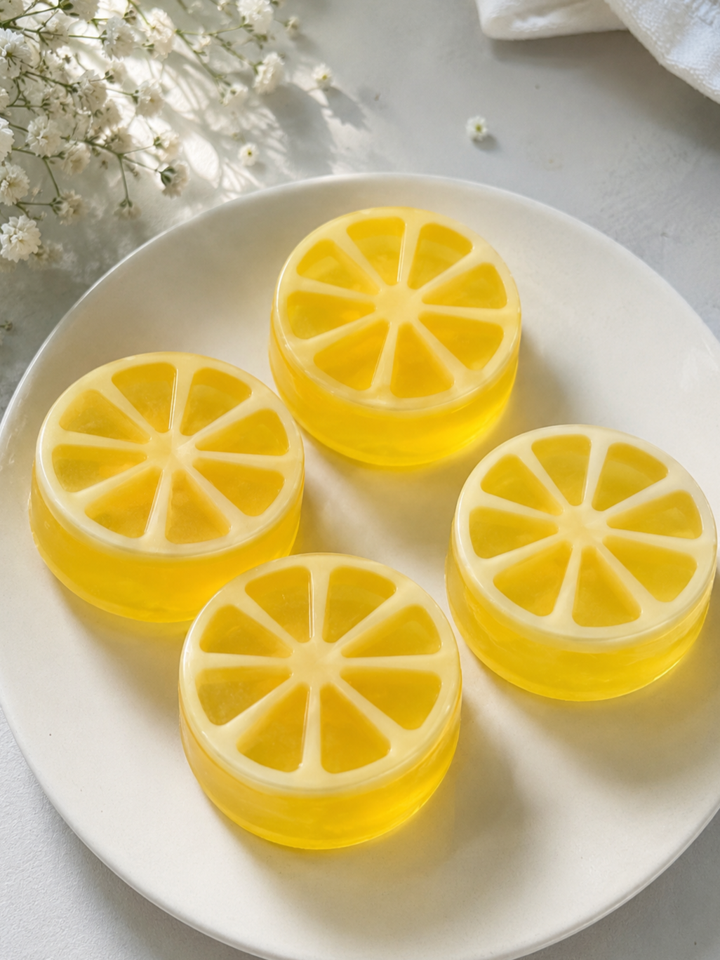 Lemon soap bar (set of 2)