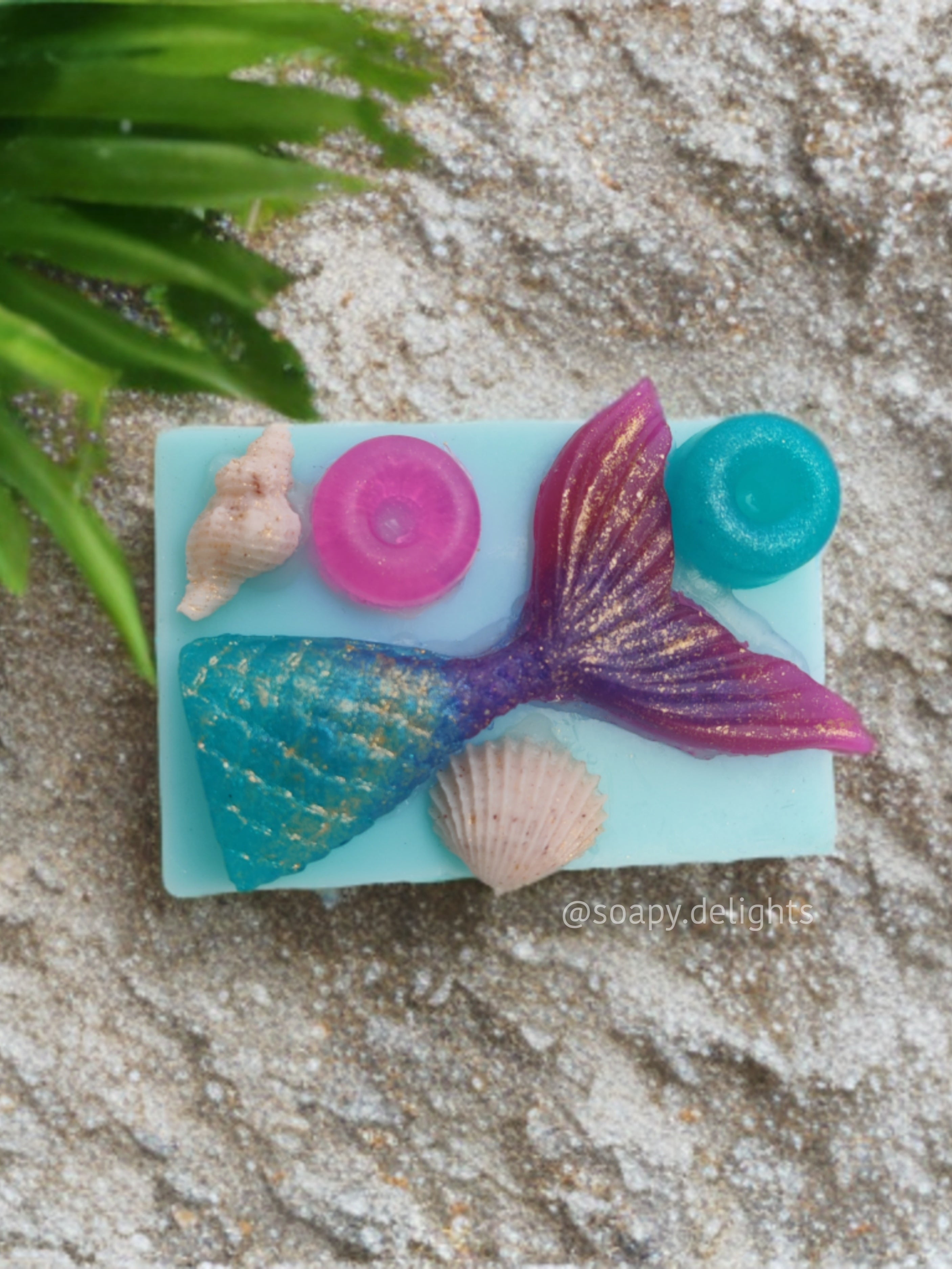 Mermaid soap bar( set of 2)