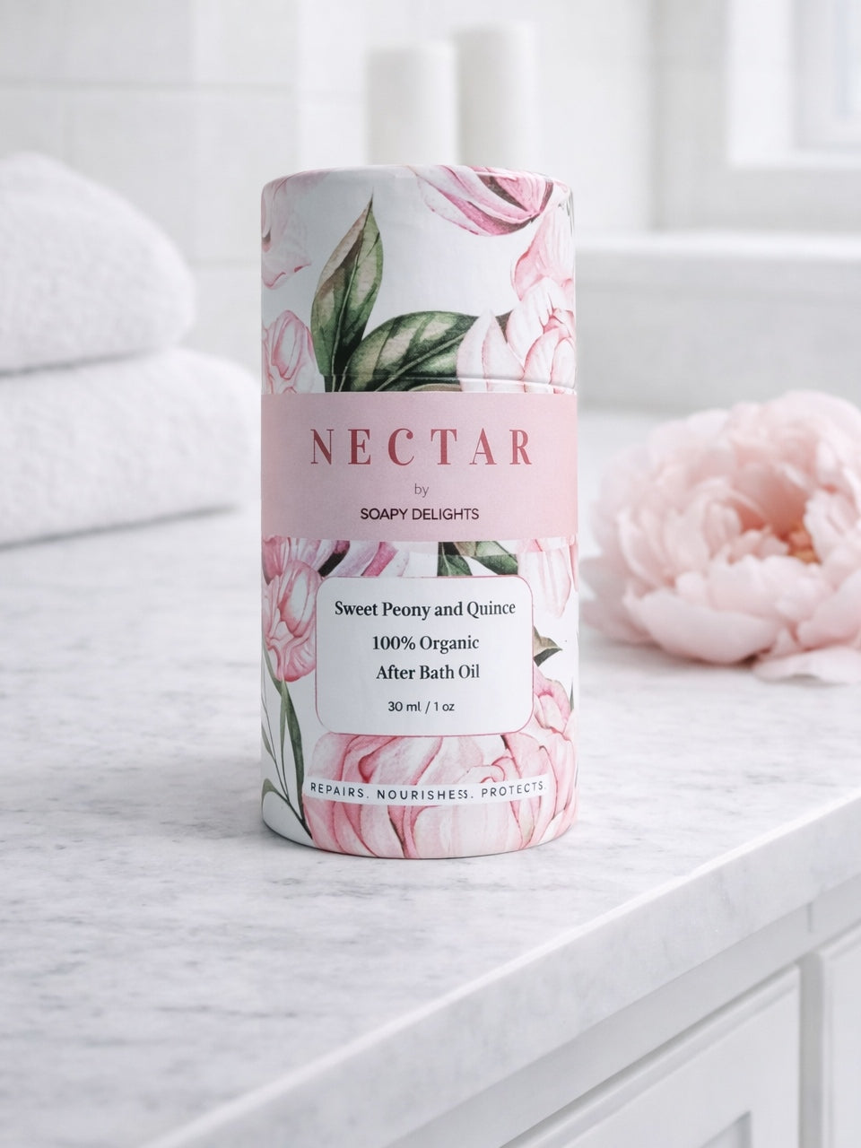 After bath NECTAR sweet peony and quince oil 30ml