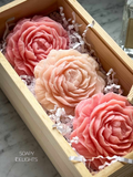 Peony blossom soap (set of 2)
