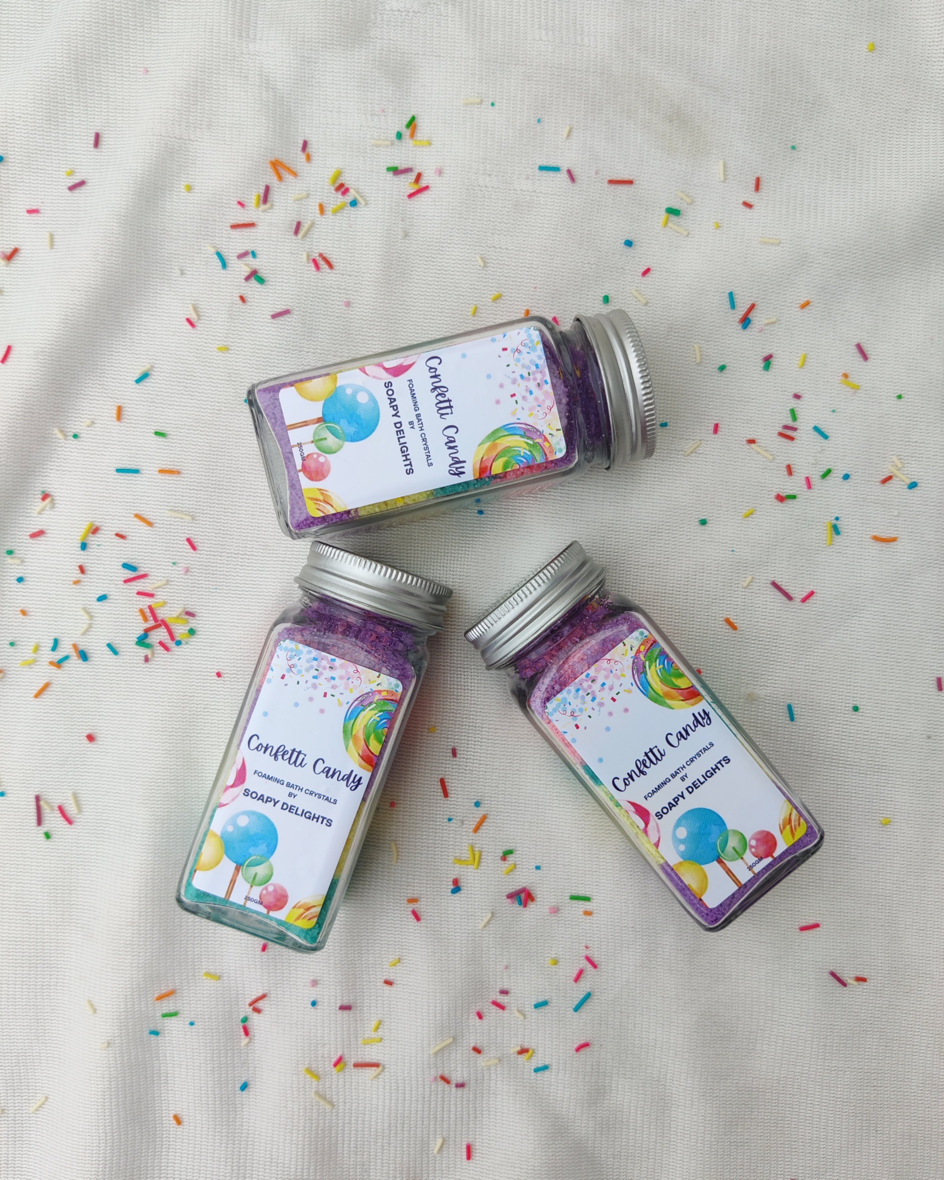 CONFETTI CANDY foaming bath salt