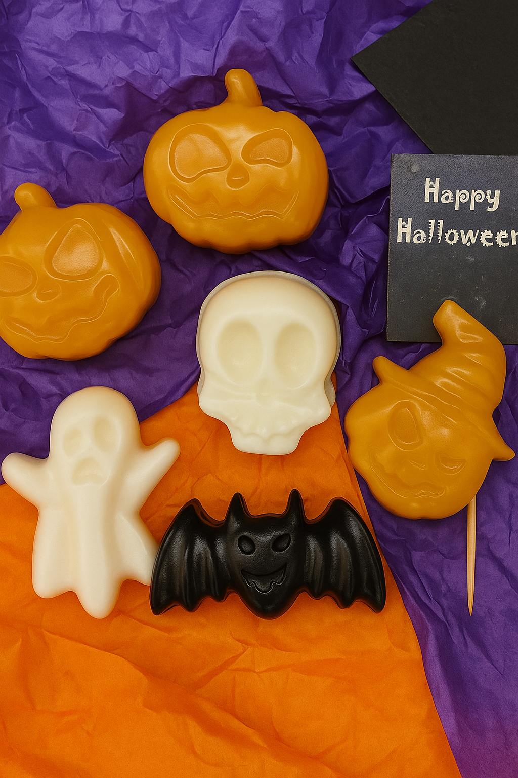 Halloween themed soaps (set of 4)