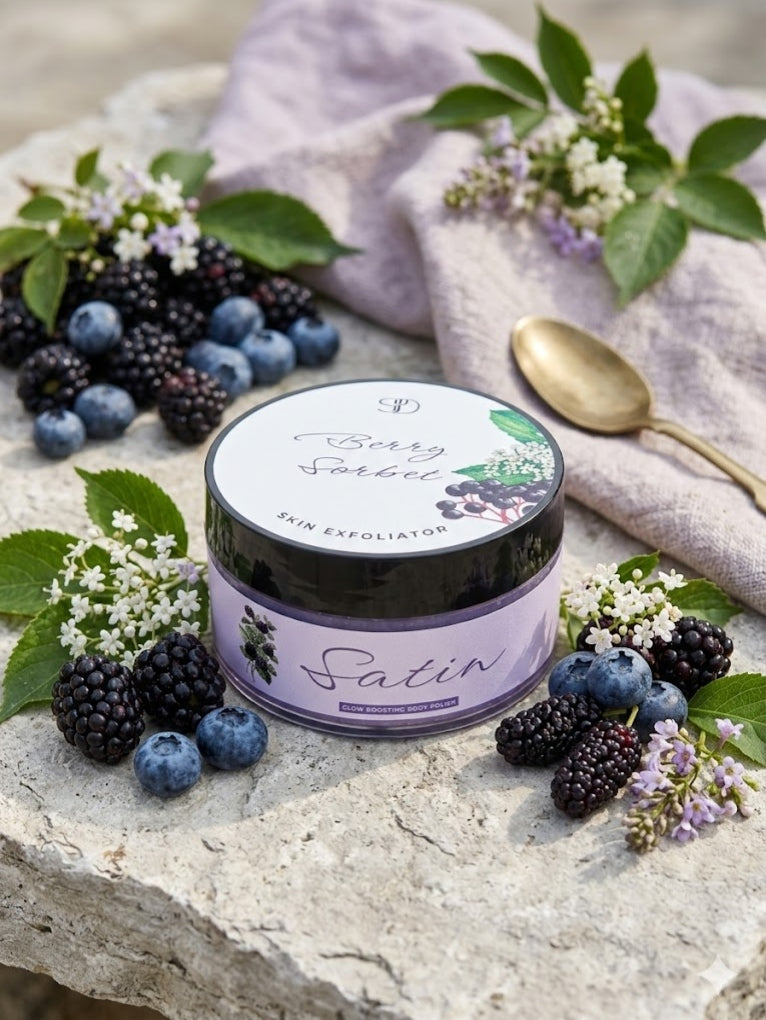 Satin luxury Body polish (Berry sorbet)