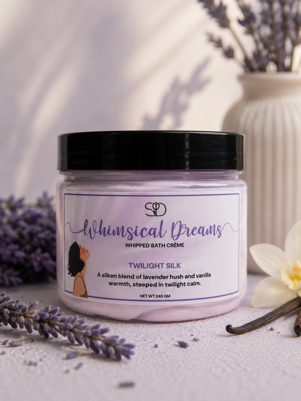 Bath crēme soap WHIMSICAL DREAMS Twilight silk