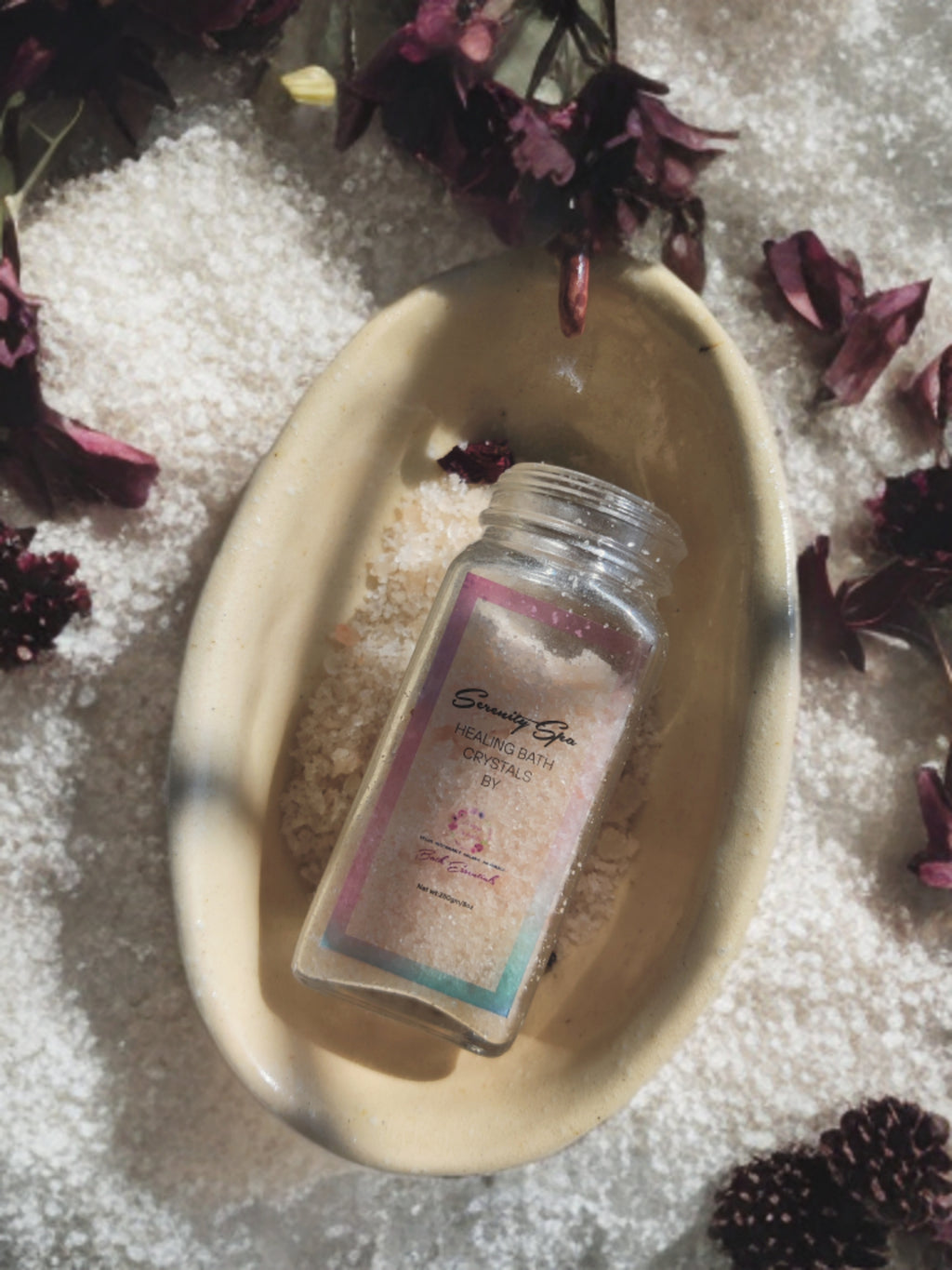 Serenity spa healing bath crystals 250gm
